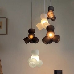 Modern Designer Lamps Restaurant Bar Counter Apartment Stairwell Multi-head Combination Decorative Chandeliers Lights