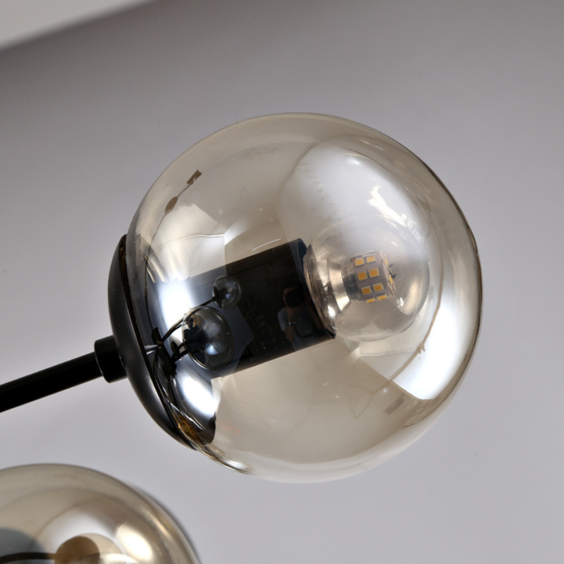 Postmodern Luxury LED Pendant Light for Bedroom Dining Room Home Decor Glass Bubble Chandelier
