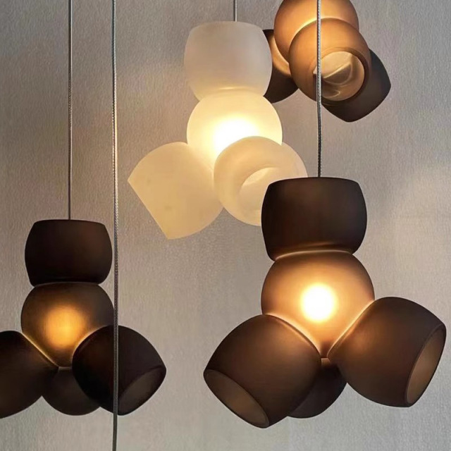 Modern Designer Lamps Restaurant Bar Counter Apartment Stairwell Multi-head Combination Decorative Chandeliers Lights