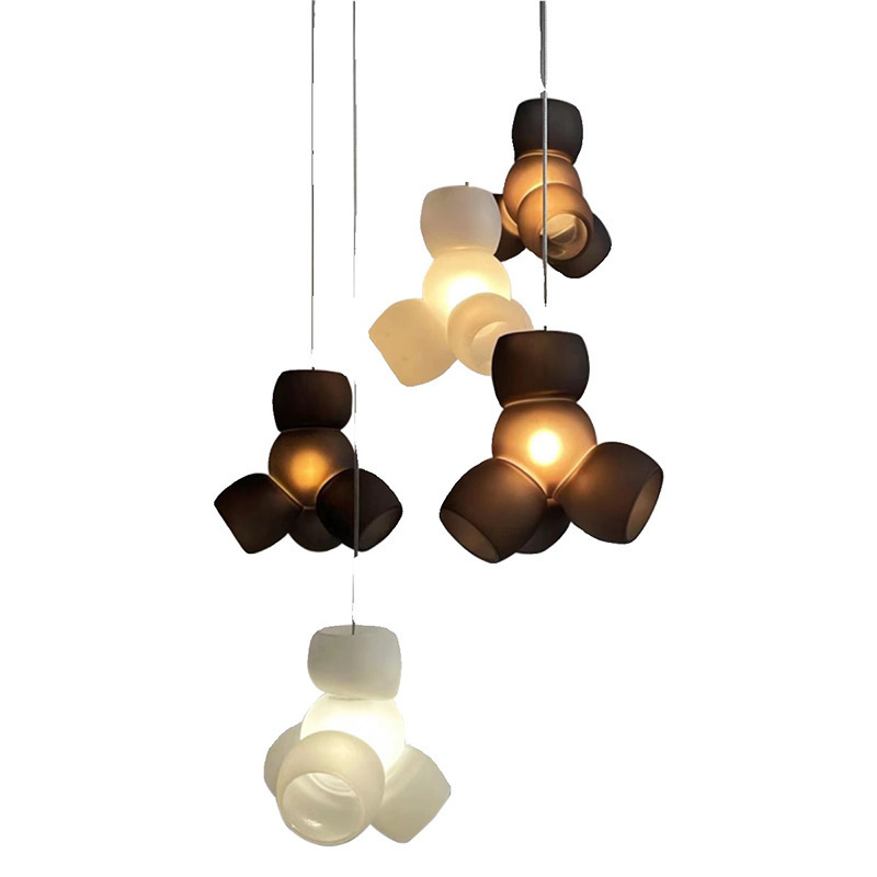 Modern Designer Lamps Restaurant Bar Counter Apartment Stairwell Multi-head Combination Decorative Chandeliers Lights