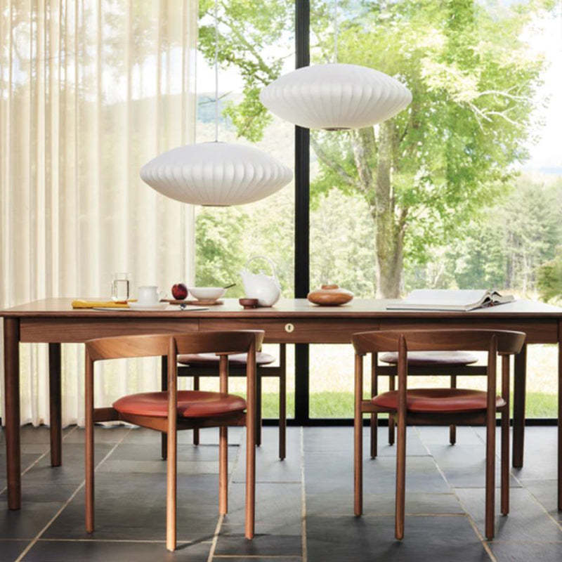 Modern Nordic Silk Pendant Light Wabi Sabi Bubble Lamp With Iron Hanging Installation for Home Living Room Hotel Bar Decor