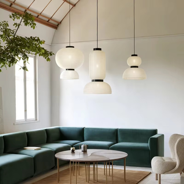 Nordic Style Japanese Lantern Chandelier Japanese Rice Paper Pendant Lighting Ceiling Lamp Decorative Lighting for Hotel Use