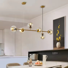 Modern LED Pendant Lights Home Decor Living Room Fixture Kitchen Lighting Glass Hanging Lamp Dining Room Restaurant Lights