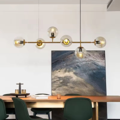 Modern LED Pendant Lights Home Decor Living Room Fixture Kitchen Lighting Glass Hanging Lamp Dining Room Restaurant Lights