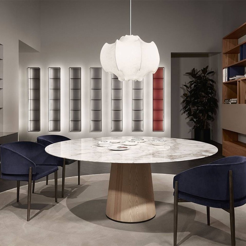 Italian Modern Design Silk Chandelier Adjustable Height LED Hanging Lights Bedroom Bar Restaurant Homestay Cream Style Pendant Lamps