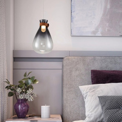 Modern Minimalist Nordic Creative Bedroom Simple Hanging Light Dining Room Glass Drifting Bottle Pendant Lamp