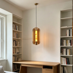 Luxury Indoor Living Dining Room Decorative Gold Marble Glass Pendant Lamp