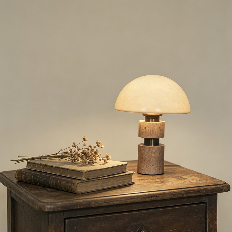 Nordic Modern Creative Table Lamp Simple Luxury Glass Reading Lamp for Living Room Bedroom Bedside Study Decoration Desk Lamp