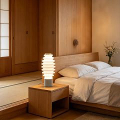 Nordic Modern Creative Table Lamp Simple Luxury Glass Reading Lamp for Living Room Bedroom Bedside Study Decoration Desk Lamp