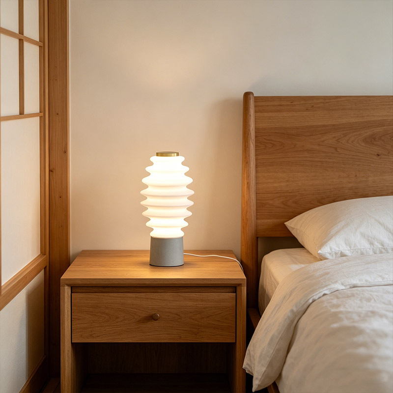 Nordic Modern Creative Table Lamp Simple Luxury Glass Reading Lamp for Living Room Bedroom Bedside Study Decoration Desk Lamp