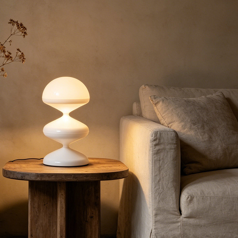 Nordic Art Design Table Light Hotel Bedside Living Room Sofa Side Acrylic Small Reading Table Lamp for Indoor decorative