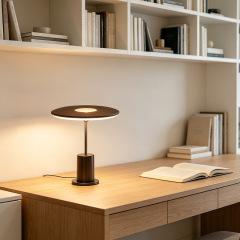 Creative Modern Design Hotel Table Light Home Decor Aluminium LED Round Round Nordic Decorative Table Lamp
