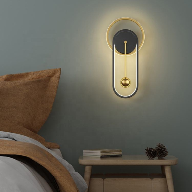 Morden Creative Design Wall Light Living Room LED Hotel Home Aluminium Wall Lamp