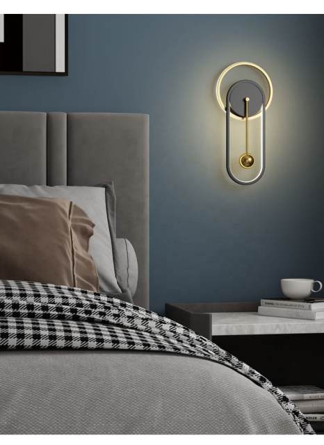 Morden Creative Design Wall Light Living Room LED Hotel Home Aluminium Wall Lamp