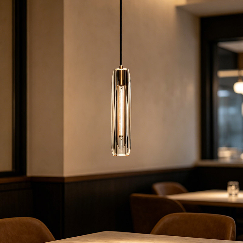 Modern Luxury Restaurant Chandelier Minimalist Design Bedside Dining Room Small Crystal Pendant Light
