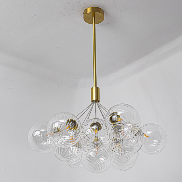American Style Modern LED Glass Pendant Lamps Hotel Home Dining Room Decorative G9 Bubble Ball Chandelier