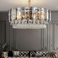 Modern Luxury Crystal Pendant Lamp Hotel Lighting Creative Hotel Living Room Crystal Chandelier
