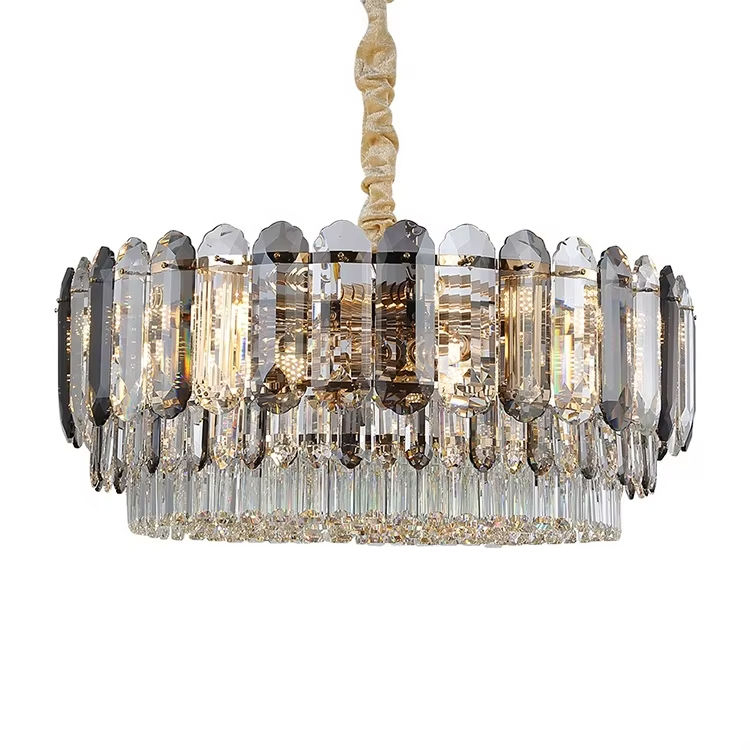 Modern Luxury Crystal Pendant Lamp Hotel Lighting Creative Hotel Living Room Crystal Chandelier
