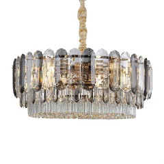 Modern Luxury Crystal Pendant Lamp Hotel Lighting Creative Hotel Living Room Crystal Chandelier