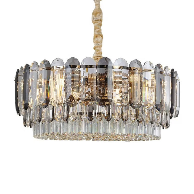 Modern Luxury Crystal Pendant Lamp Hotel Lighting Creative Hotel Living Room Crystal Chandelier