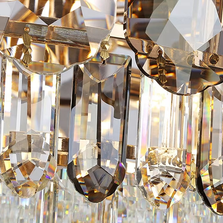 Modern Luxury Crystal Pendant Lamp Hotel Lighting Creative Hotel Living Room Crystal Chandelier