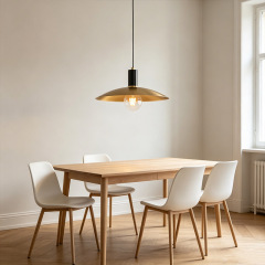 American Style Brass Color E27 Metal Pendant Light Fixture Bar Kitchen Island Dining Table Lighting Pendant Lamp