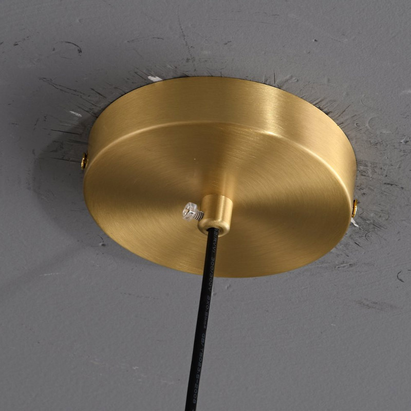 American Style Brass Color E27 Metal Pendant Light Fixture Bar Kitchen Island Dining Table Lighting Pendant Lamp