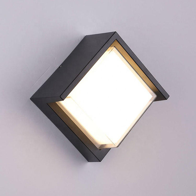 Waterproof Outdoor Vintage Wall Light Outside Retro Square Small Outdoor Wall Lamp