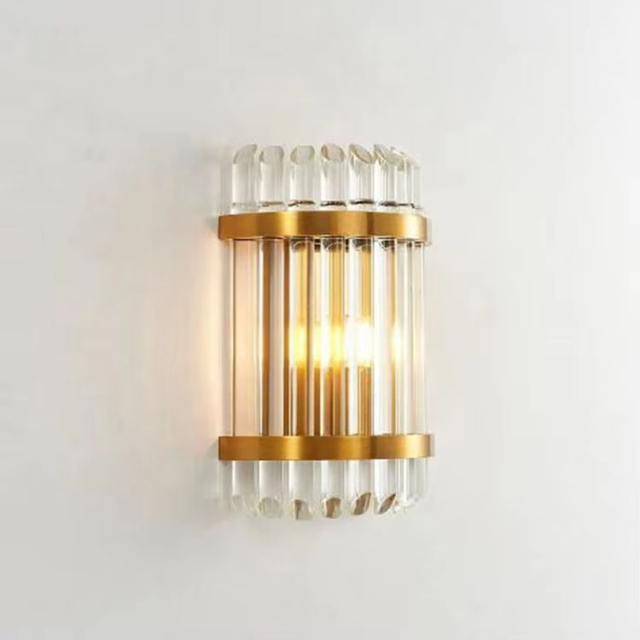 Nordic Luxury Decorative Crystal Wall Sconce Light Indoor LED Wall Lamps Crystal Wall Lamp for Hotel Home Livingroom