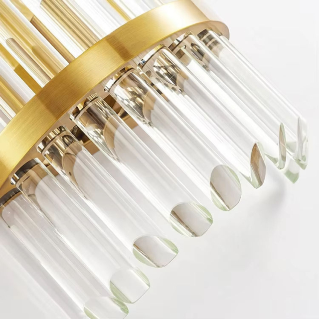 Nordic Luxury Decorative Crystal Wall Sconce Light Indoor LED Wall Lamps Crystal Wall Lamp for Hotel Home Livingroom