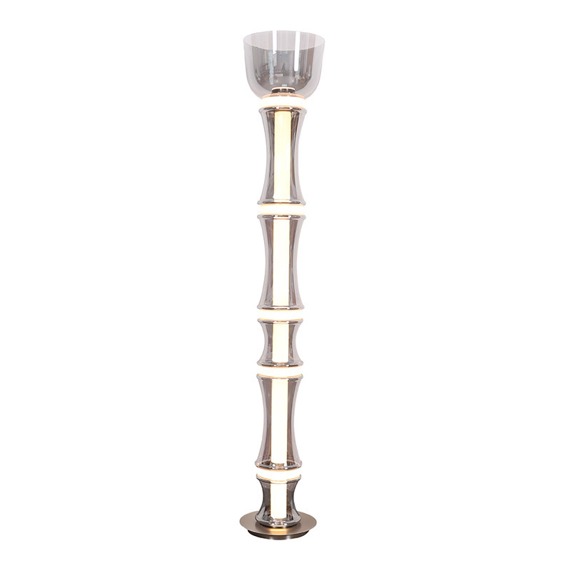 Luxury Creative Art Glass Floor Light Hotel Indoor Living Room Decorative Standing Floor Lamp