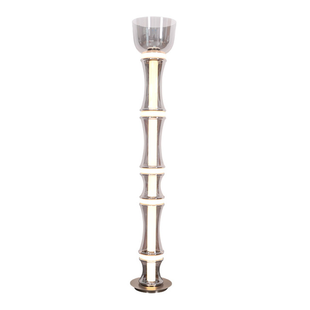 Luxury Creative Art Glass Floor Light Hotel Indoor Living Room Decorative Standing Floor Lamp