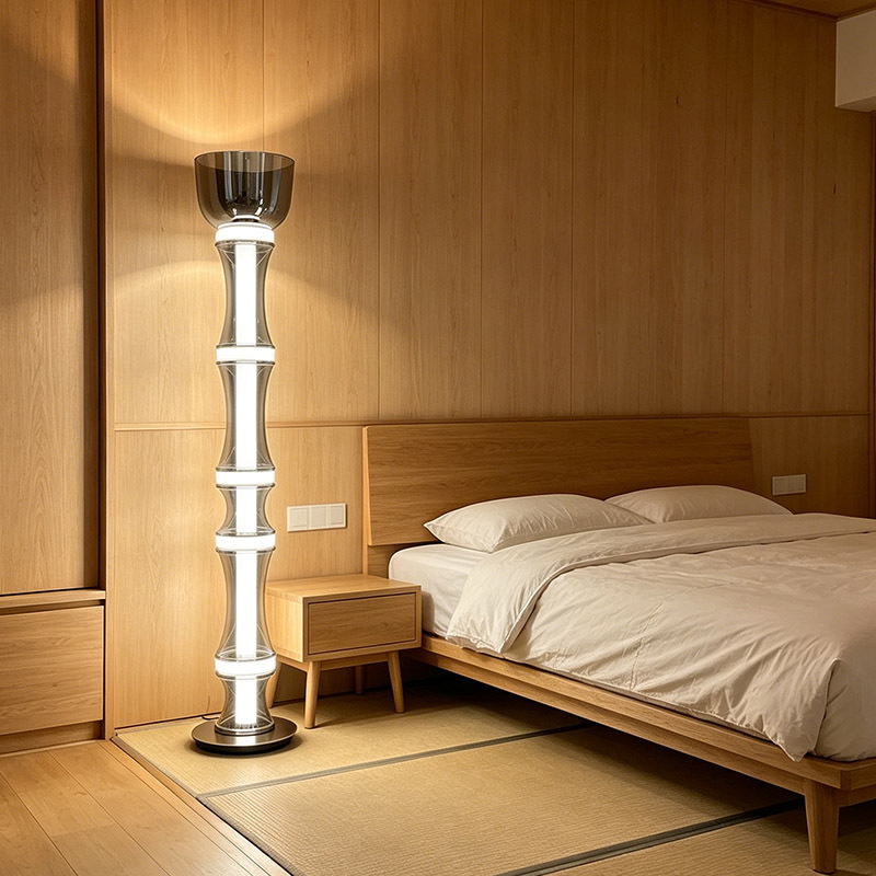 Luxury Creative Art Glass Floor Light Hotel Indoor Living Room Decorative Standing Floor Lamp