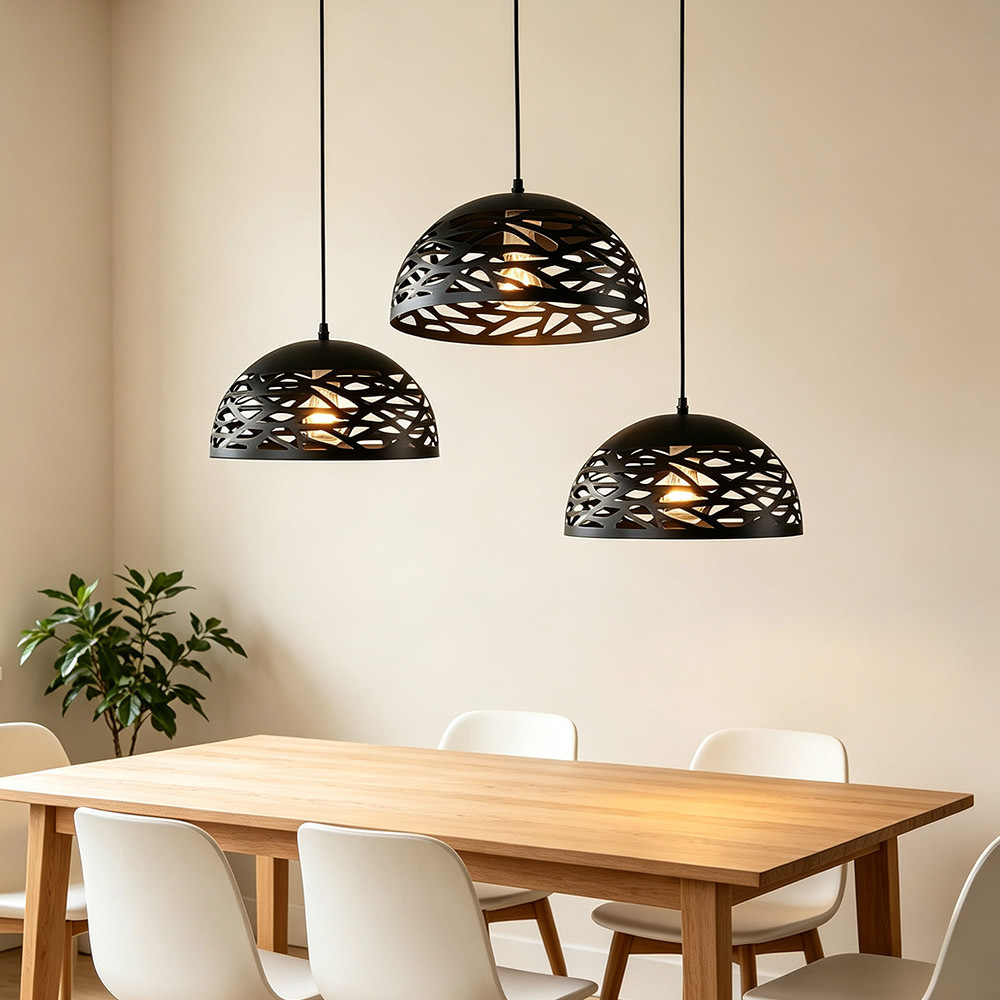 American Style Minimalist Metal Hanging Lamp for Kitchen Island