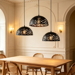 American Style Minimalist Metal Hanging Lamp for Kitchen Island