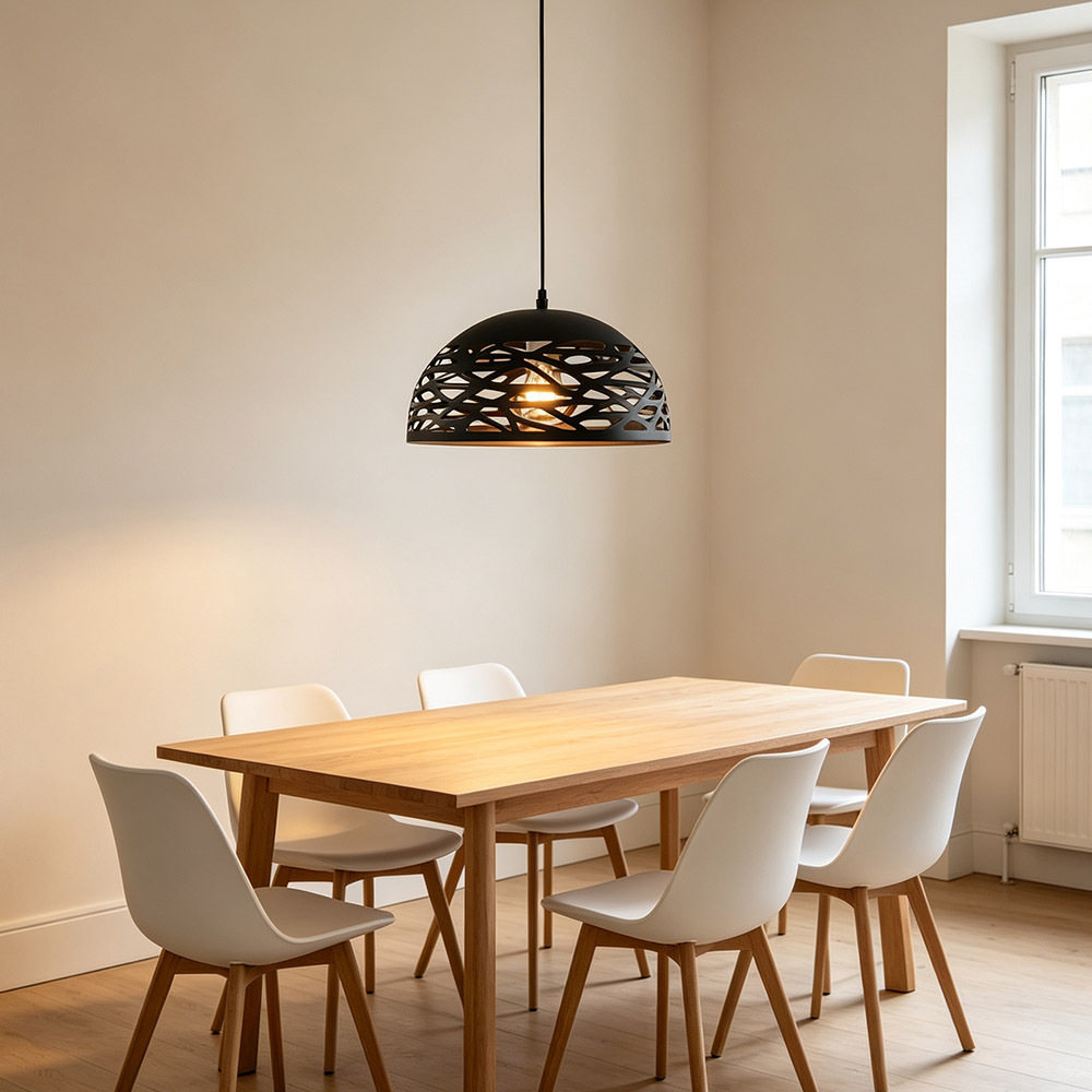 American Style Minimalist Metal Hanging Lamp for Kitchen Island