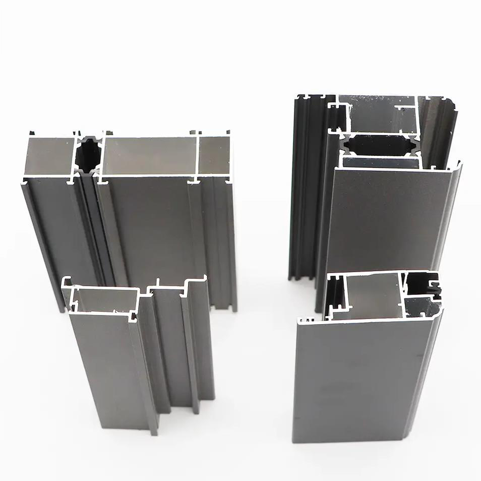 Mauritius Market Anodized Aluminum Windows Doors Extrusion Profiles