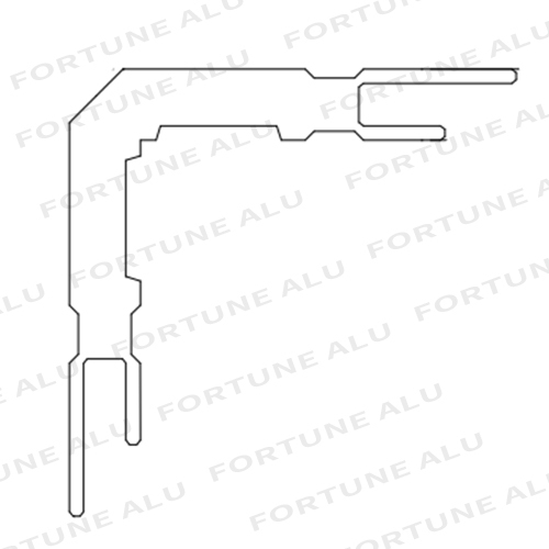 Custom Aluminum Extrusion Profiles for Windows and Doors Colombia Market