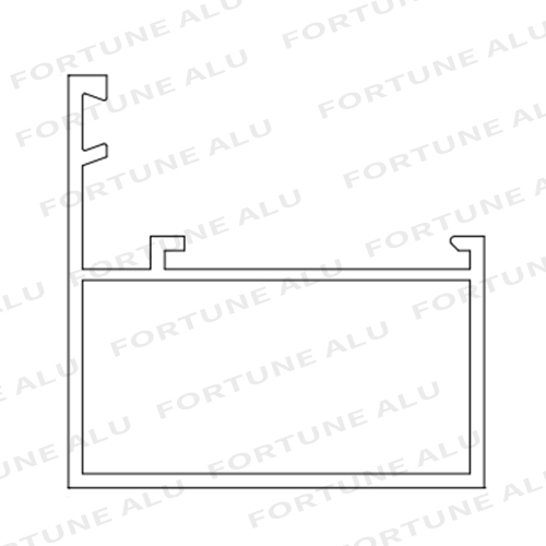 Custom 6063 T5 Colombia Market Aluminum Extrusion Profiles for Window Door