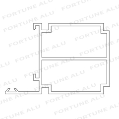 Custom 6000 Series Colombia Market Aluminum Extrusion Profiles for Windows and Doors