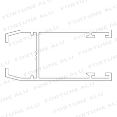 Colombia Market Aluminum Extrusion Profile for Windows and Doors