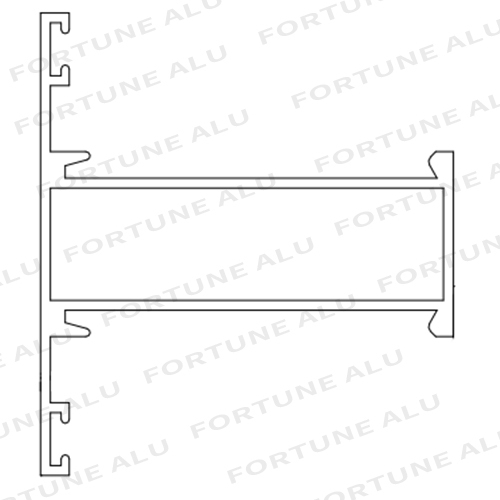 Colombia Market Aluminum Extrusion Profile for Windows and Doors