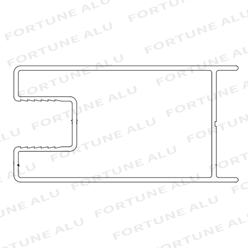 Dominican Market Aluminum Extrusion Profiles for Windows and Doors