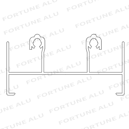 Custom 6000 Series Dominican Market Aluminum Extrusion Profiles
