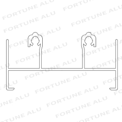 Custom 6000 Series Dominican Market Aluminum Extrusion Profiles