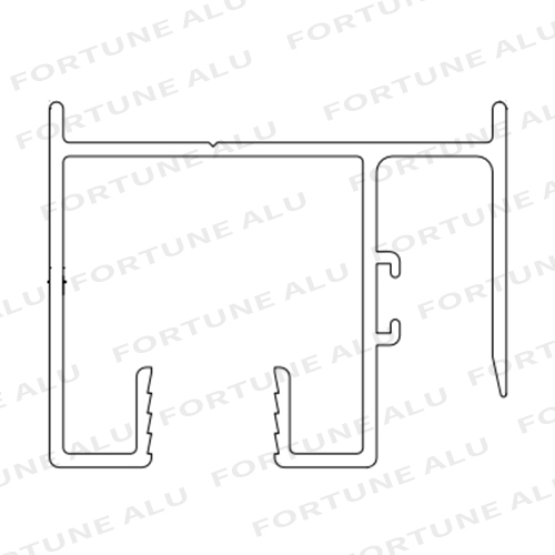 Dominican Aluminium Extrusion Profiles for Window Section China Factory
