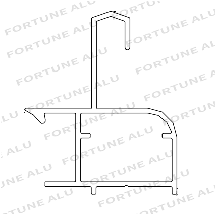High Quality Mexico Door and Window Aluminum Extrusion Profiles