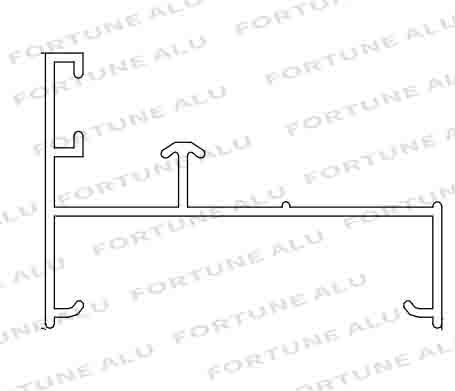 Mexico Market 6000 Series Aluminium Section Profiles for Windows Doors