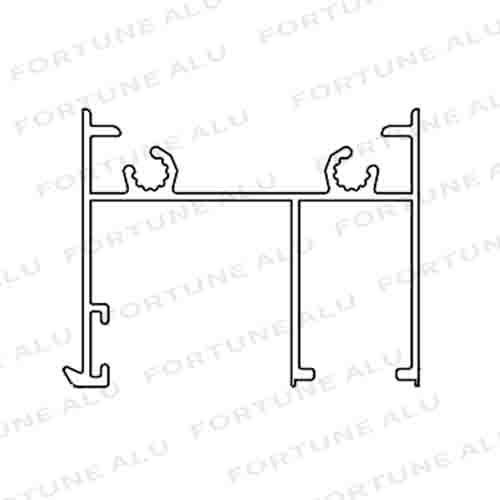 Mexico Aluminum Extrusion Section Profiles for Windows and Doors