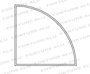 Aluminium Window Door Extrusion Profile China Company to Peru Market